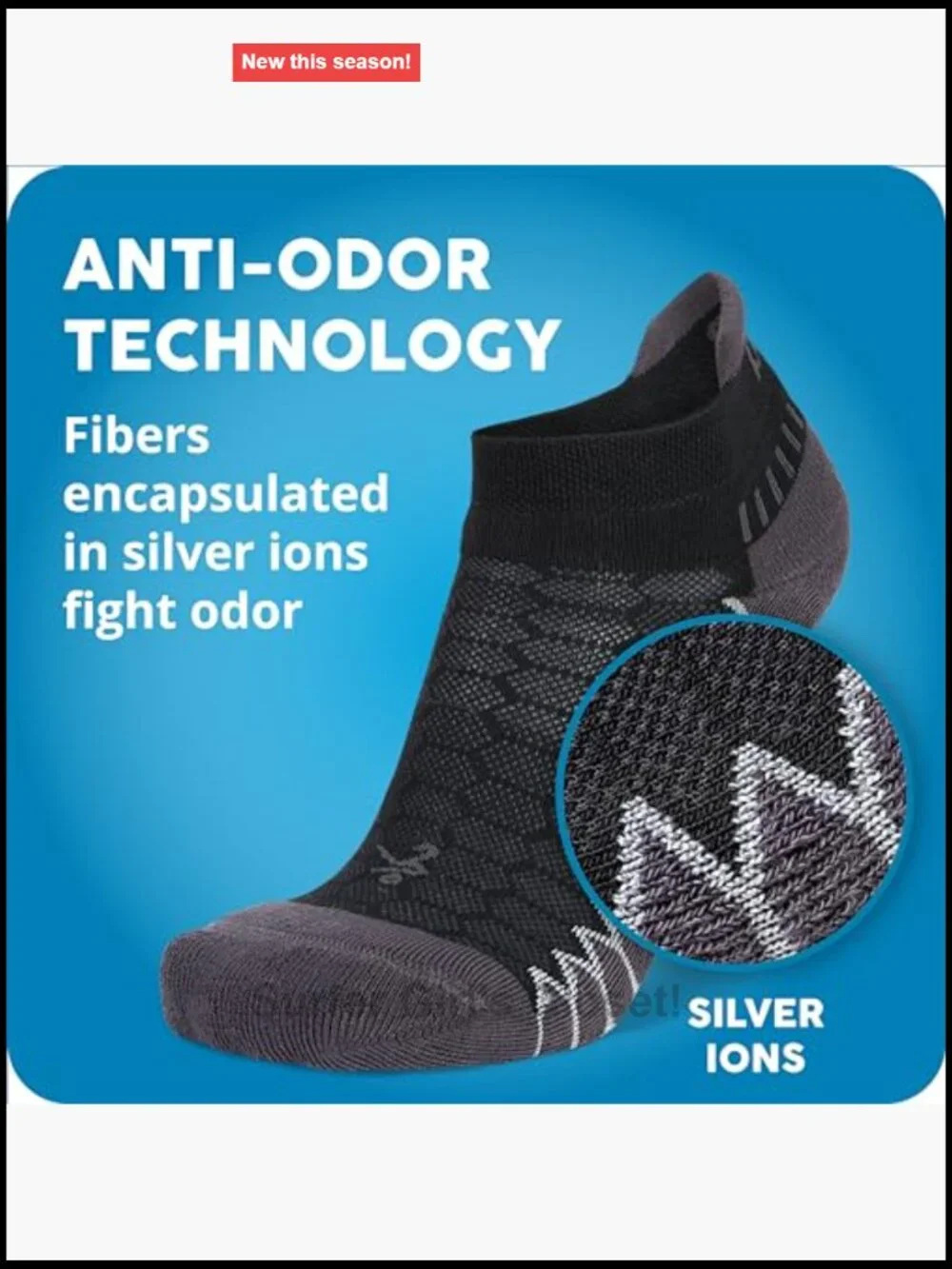 Unisex 3 Pack No Show Tab Athletic Running Socks